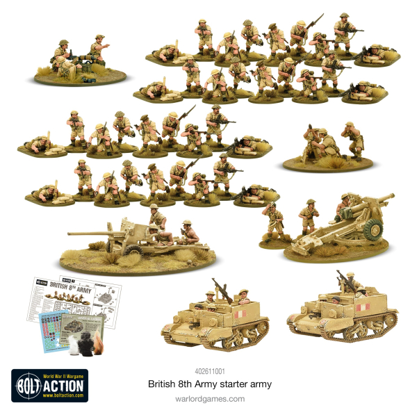 Bolt Action: 8th Army Starter Army